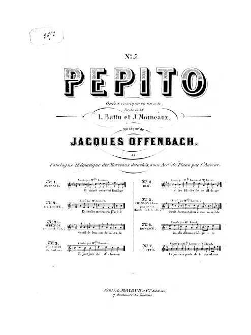 No.5, Chanson à boire: "Bruit charmant doux"