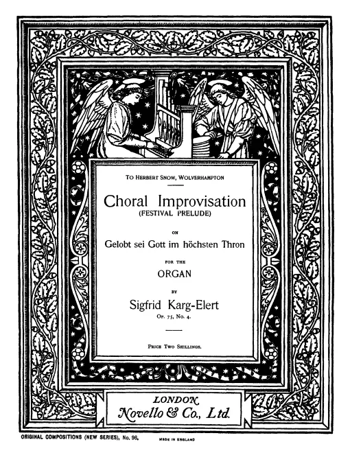 4. Choral Improvisation on 'Gelobet sei Gott im höchsten Thron'