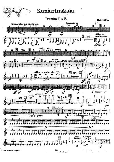 Trumpets 1, 2 (F)