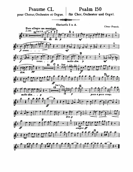 Clarinet 1, 2 (A)