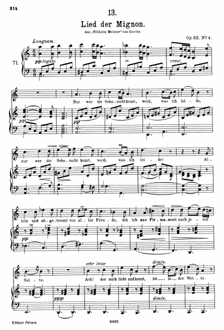 Complete Score (Original/High voice, )
