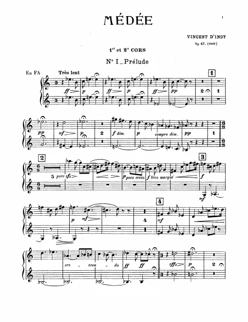 Horn 1/2, 3 (F)
