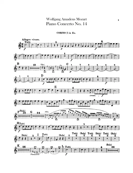 Horn 1, 2 (E♭)