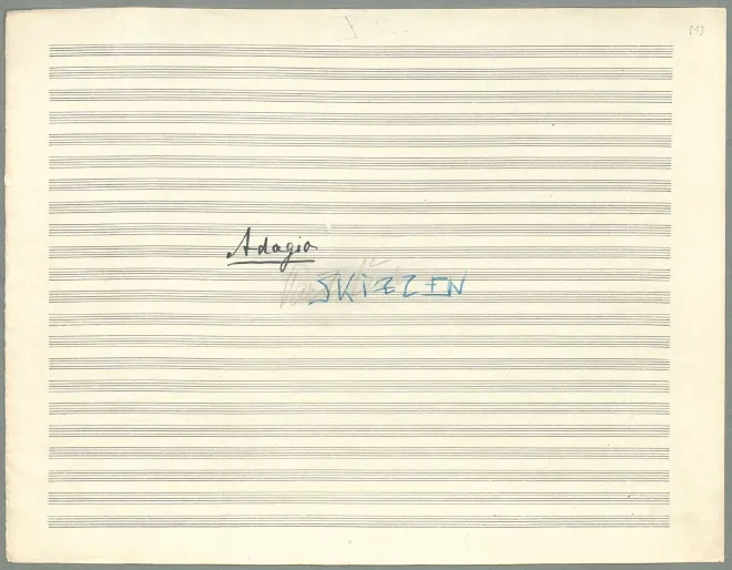 1. Final version of short score draft (BSB Mus.ms.22744)