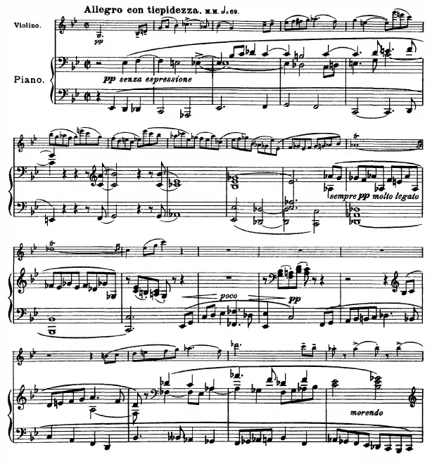 Complete Score, Violin Part
