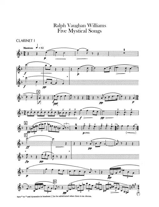 Clarinet 1, 2 (B♭)