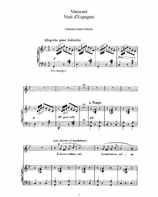 Complete Score (G minor: high voice)