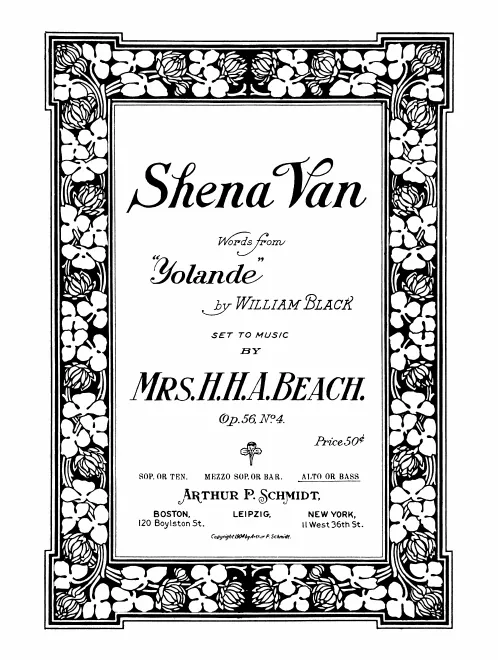 4. Shena Van (for alto/bass)