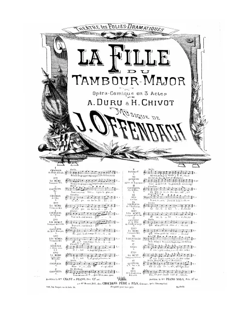 No.14, Couplets de l'uniforme: "Le voilà ce bel uniforme" (Act II, No.14)