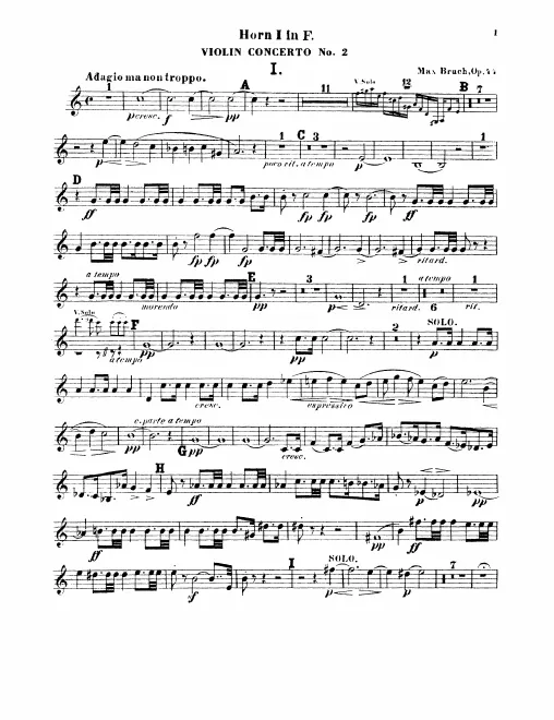Horn 1, 2, 3, 4 (F/D)