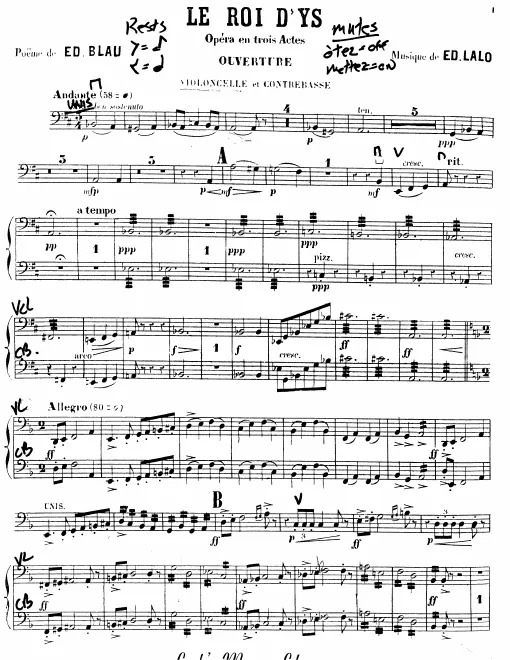 Cellos/Basses (with Bowings)
