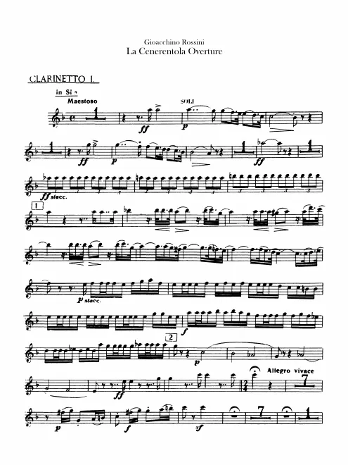 Clarinet 1, 2 B♭)