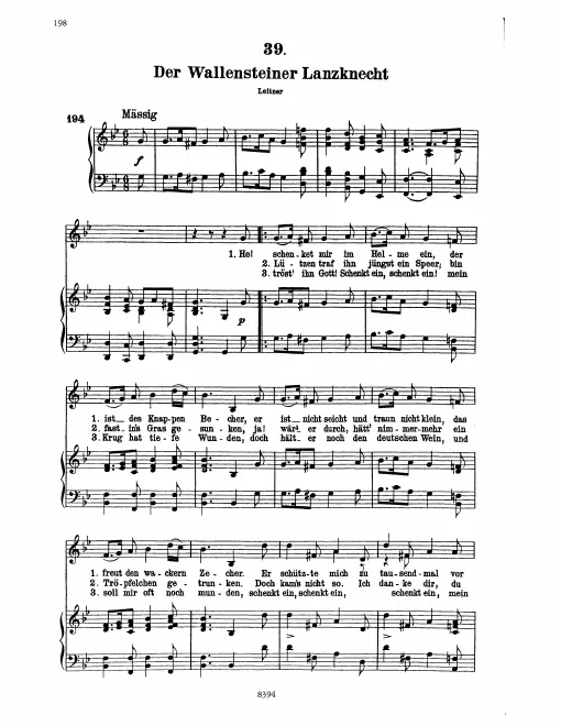 Complete Score (Original / High Voice, G minor)