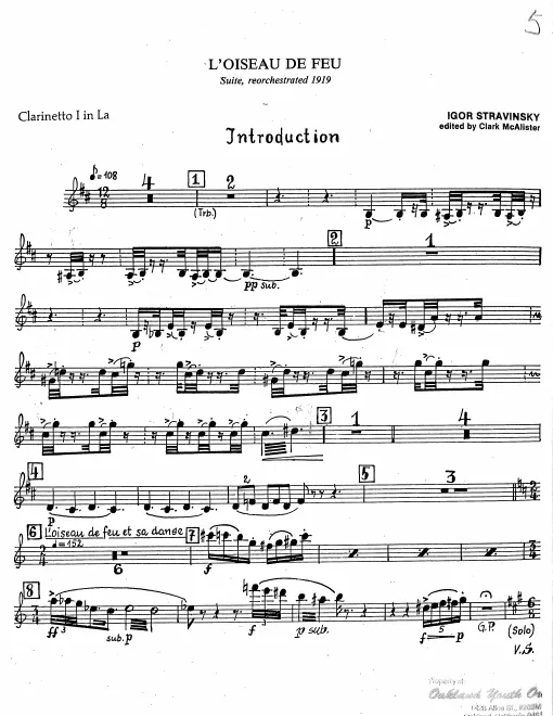 Clarinet 1, 2 (A)