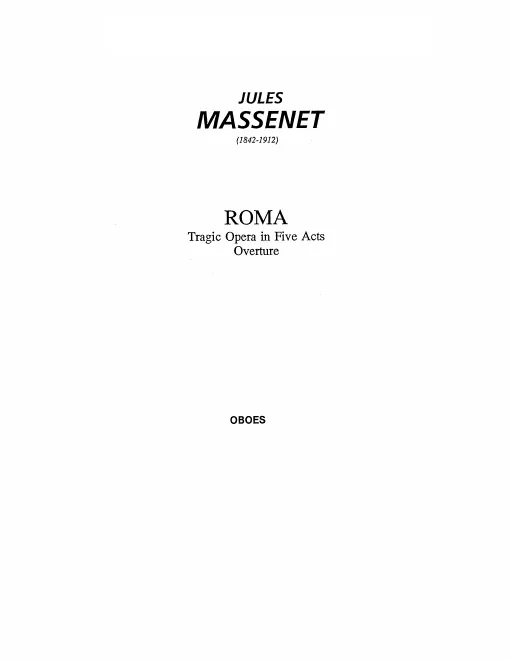 Oboe 1/2, 3/English Horn