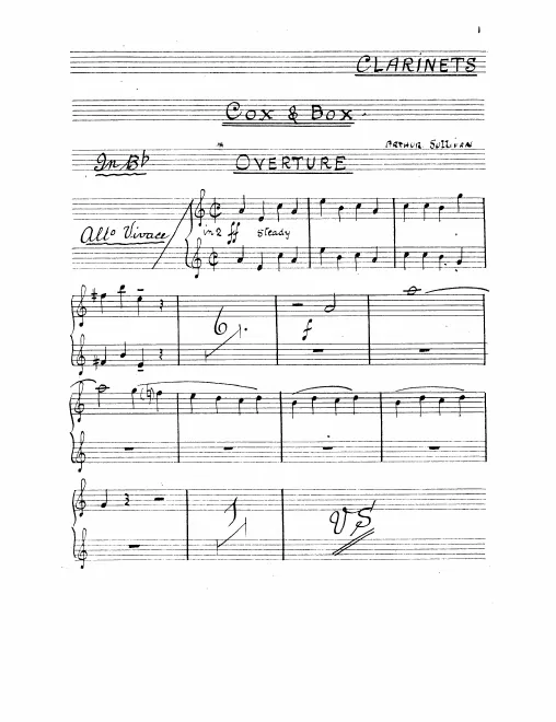 Clarinet 1/2 (A/B♭)