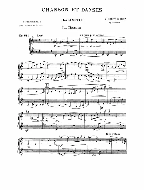 Clarinet 1/2 (B)