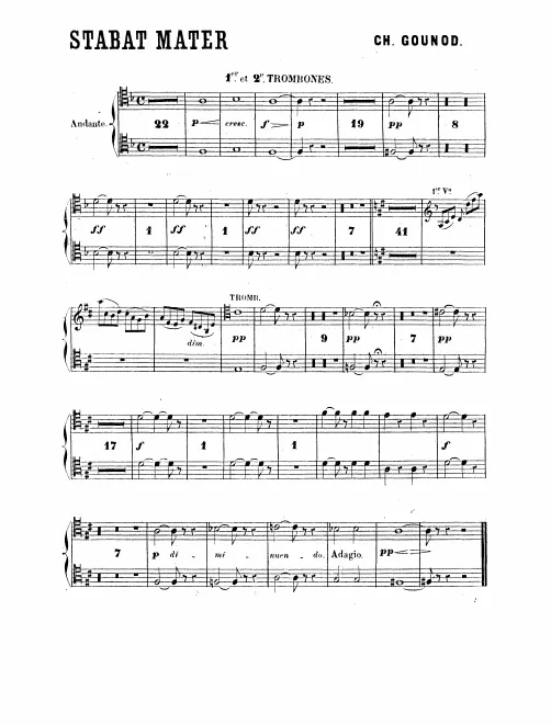 Trombone 1/2, 3