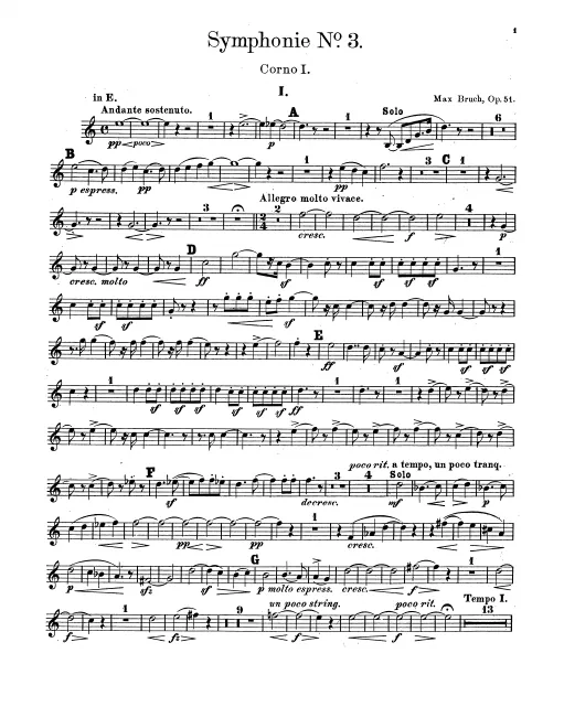 Horn 1, 2, 3, 4 (E/F)