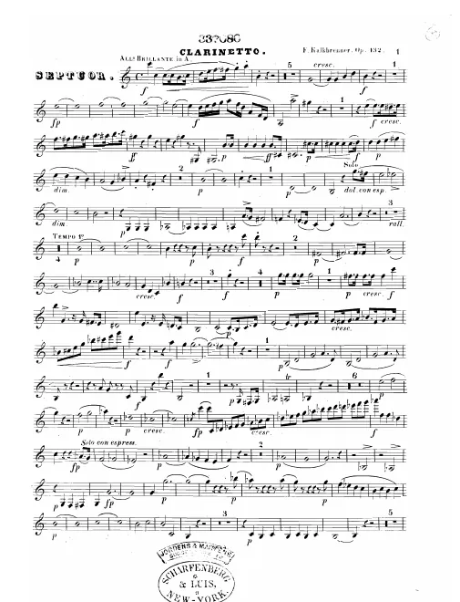 Clarinet Part
