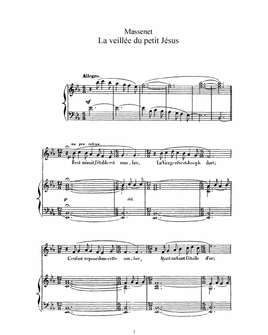 Complete Score (E♭ Major: high voice and piano)