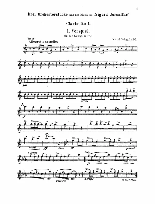 Clarinet 1 (B♭/A)