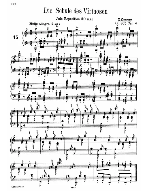 Book No.4: Etudes Nos.45-60 (low quality)