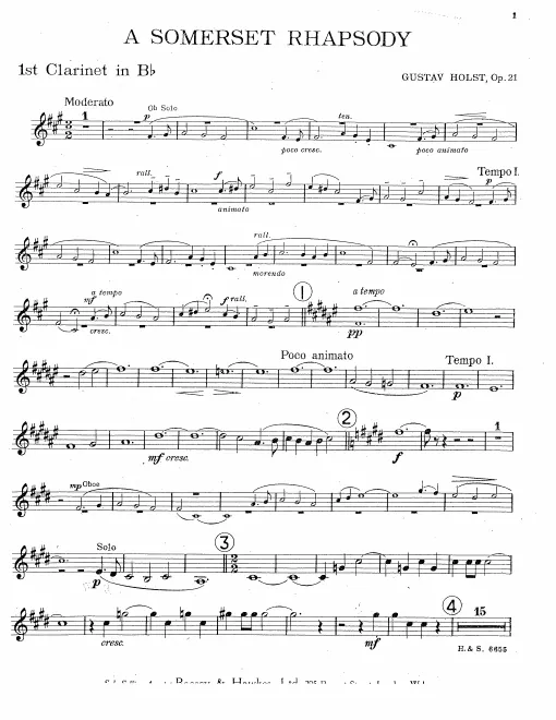 Clarinet 1 (B♭)