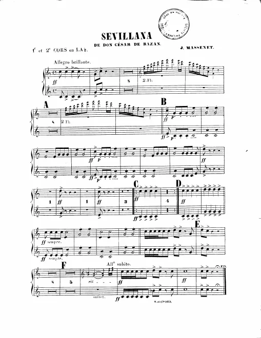 Horn 1/2 (A), 3/4 (D)