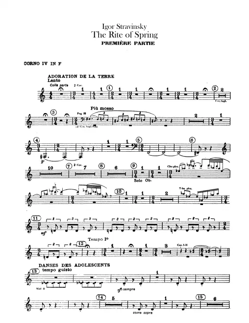 Horn 4 (F)
