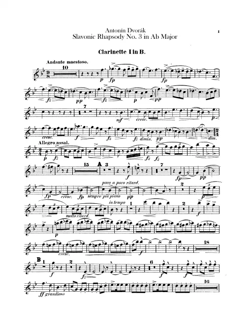 Clarinet 1, 2 (B♭)
