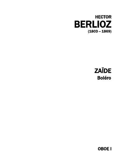 Oboe 1, 2