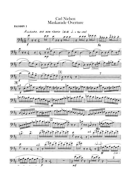 Bassoon 1, 2