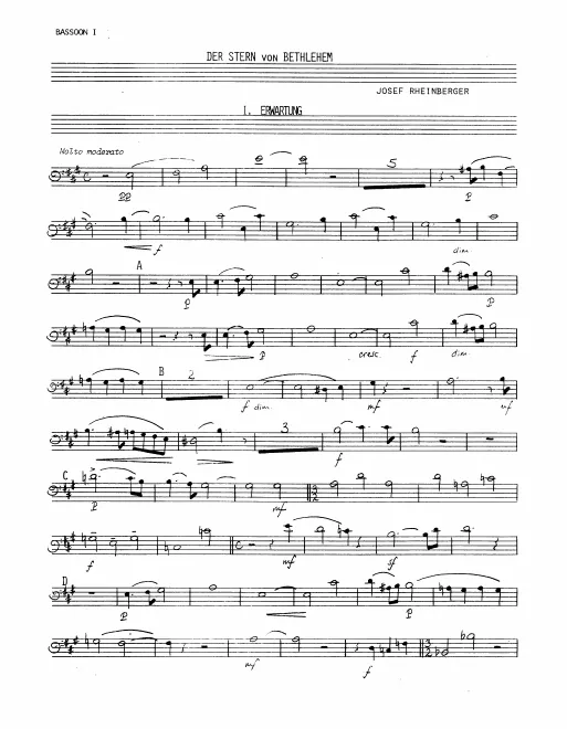 Bassoon 1, 2