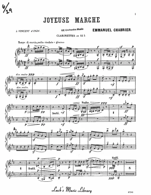 Clarinet 1/2