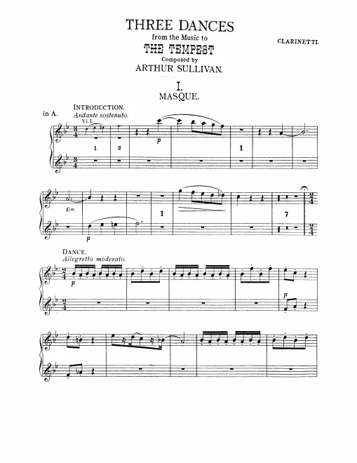 Clarinet 1/2 (B♭/A)