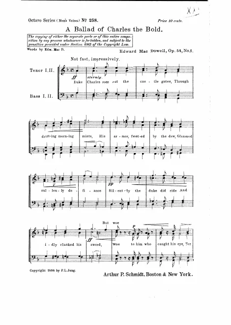 1. A Ballad of Charles the Bold