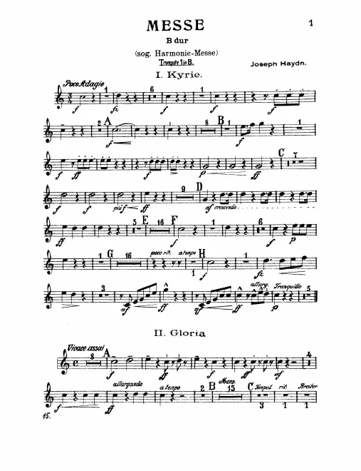 Trumpet 1, 2 (B♭)