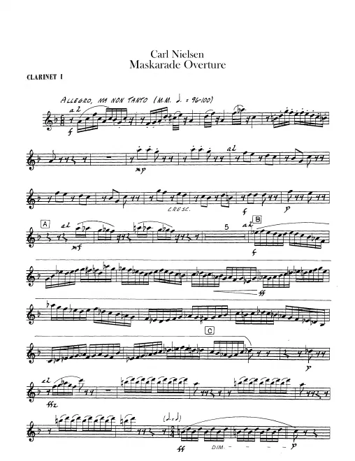 Clarinet 1, 2 (A)