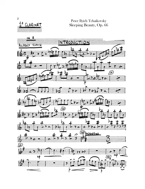 Clarinet 1 (A, B♭)