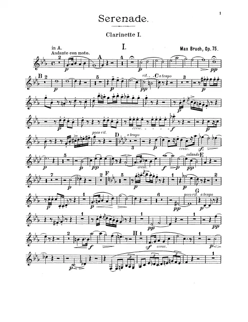 Clarinet 1, 2 (A)