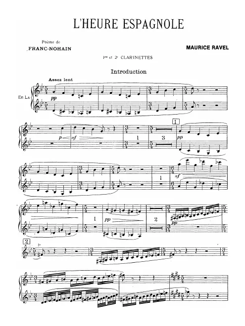 Clarinet 1/2 (A/B♭)