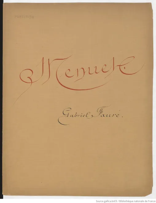 3. Menuet