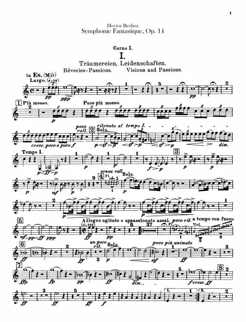 Horn 1 (E♭/E/F/B♭)