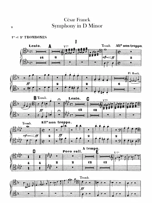 Trombone 1/2, 3, Tuba