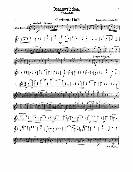 Clarinet 1, 2 (B♭)