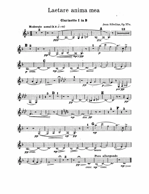 Clarinet 1, 2 (B♭)