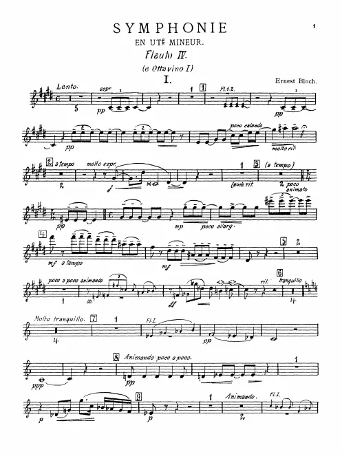 Flute 4/Piccolo 1