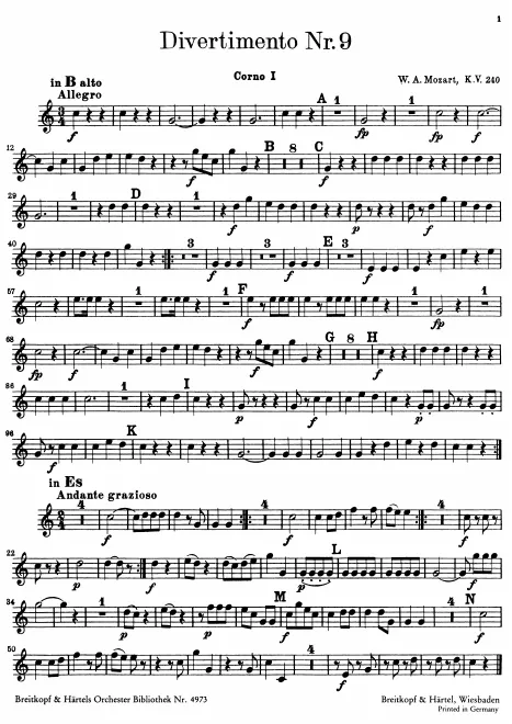 Horn 1 (B♭ alto, E♭)