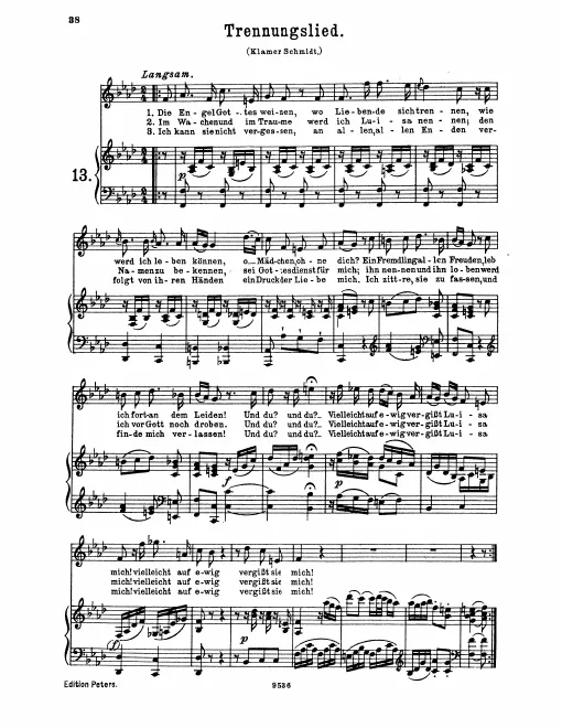 Complete Score (original / high voice, F minor)
